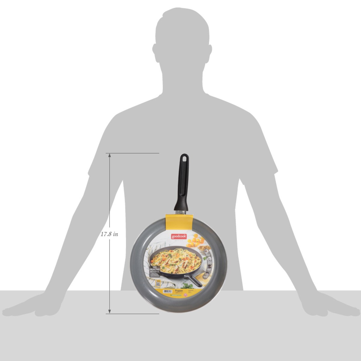 slide 8 of 11, Good Cook Basics 12 In Frypan 1 Each, 1 ct