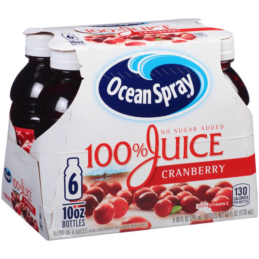 slide 3 of 9, Ocean Spray Ruby Red Grapefruit Juice Drinks, 10 Fl Oz Bottles, 6 Count, 6 ct; 10 oz