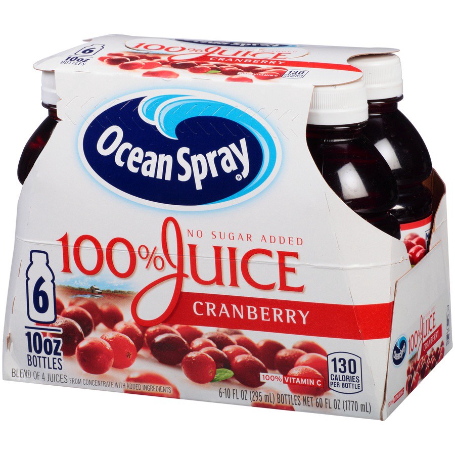 slide 7 of 9, Ocean Spray Ruby Red Grapefruit Juice Drinks, 10 Fl Oz Bottles, 6 Count, 60 fl oz