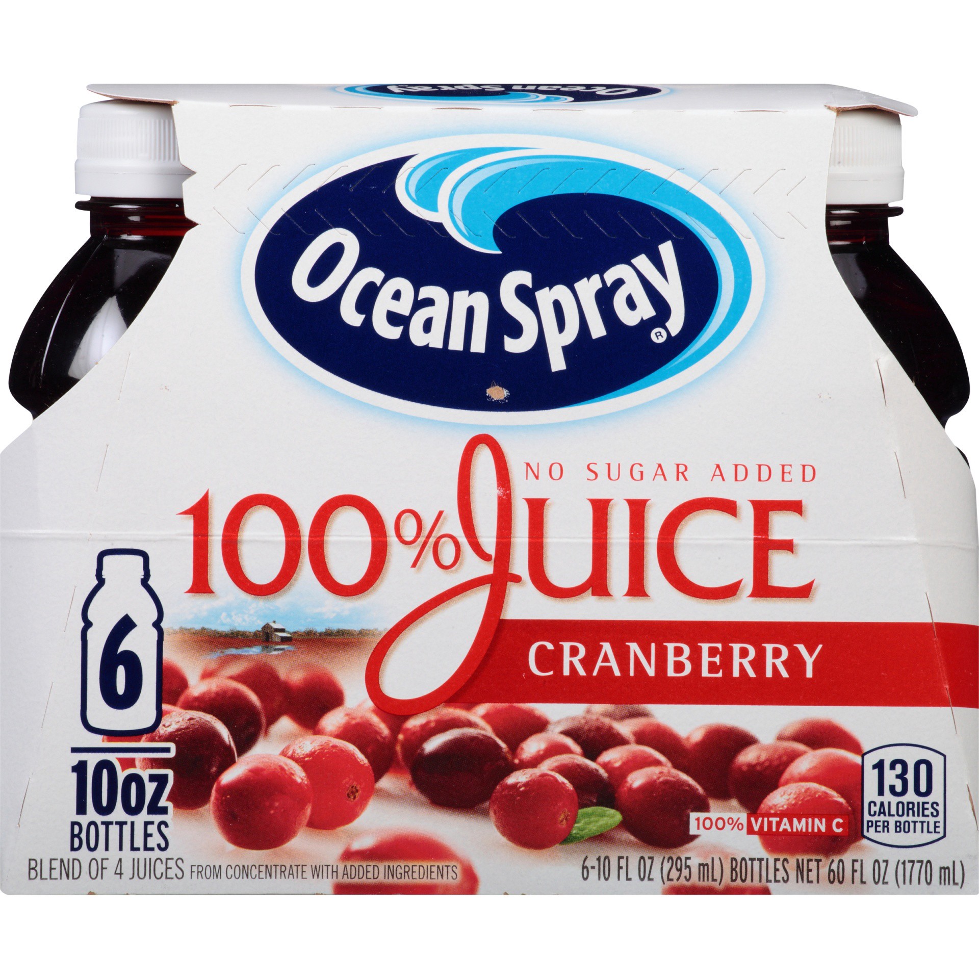 slide 3 of 9, Ocean Spray Ruby Red Grapefruit Juice Drinks, 10 Fl Oz Bottles, 6 Count, 60 fl oz