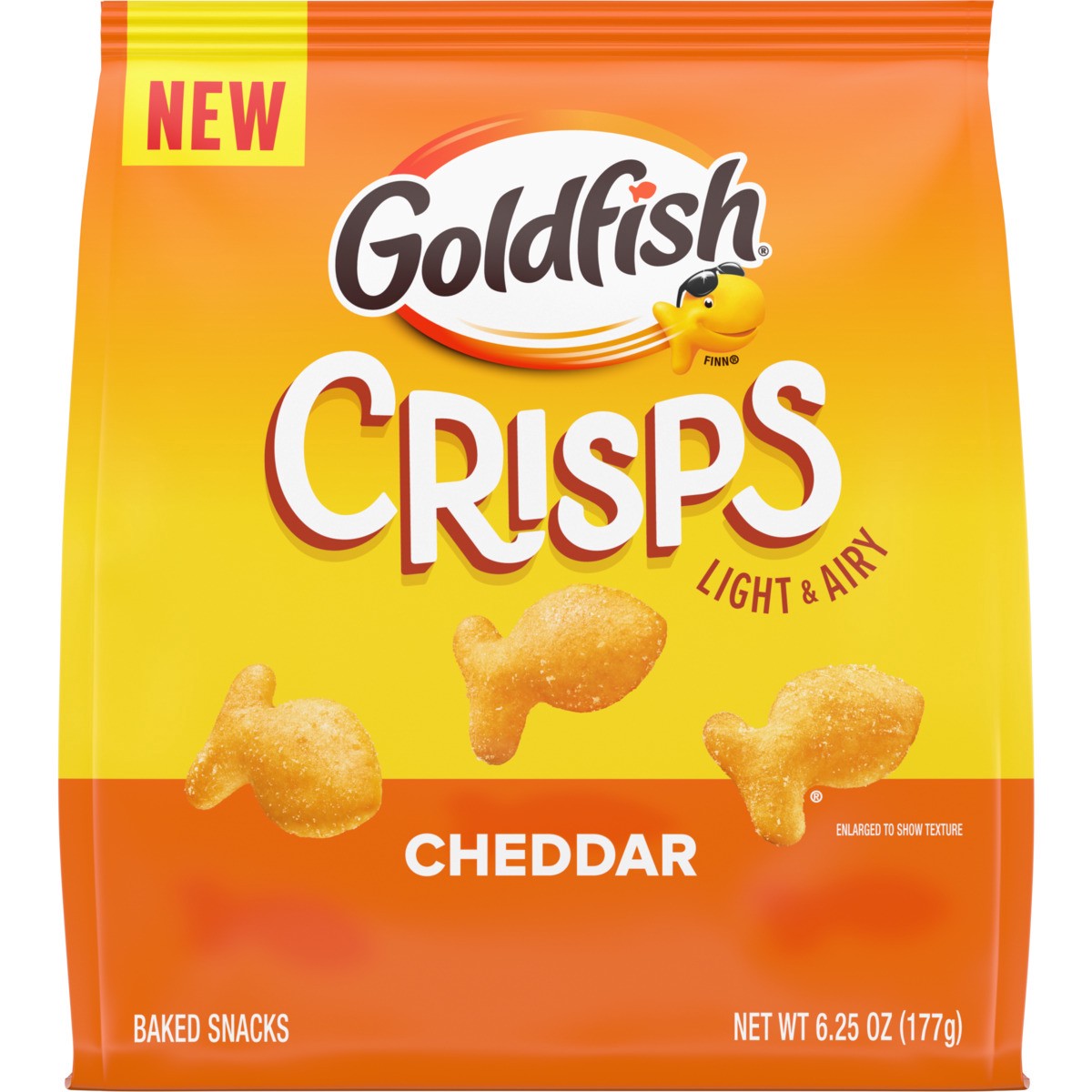 slide 4 of 12, Goldfish Cheddar Crisps, 6.250 oz