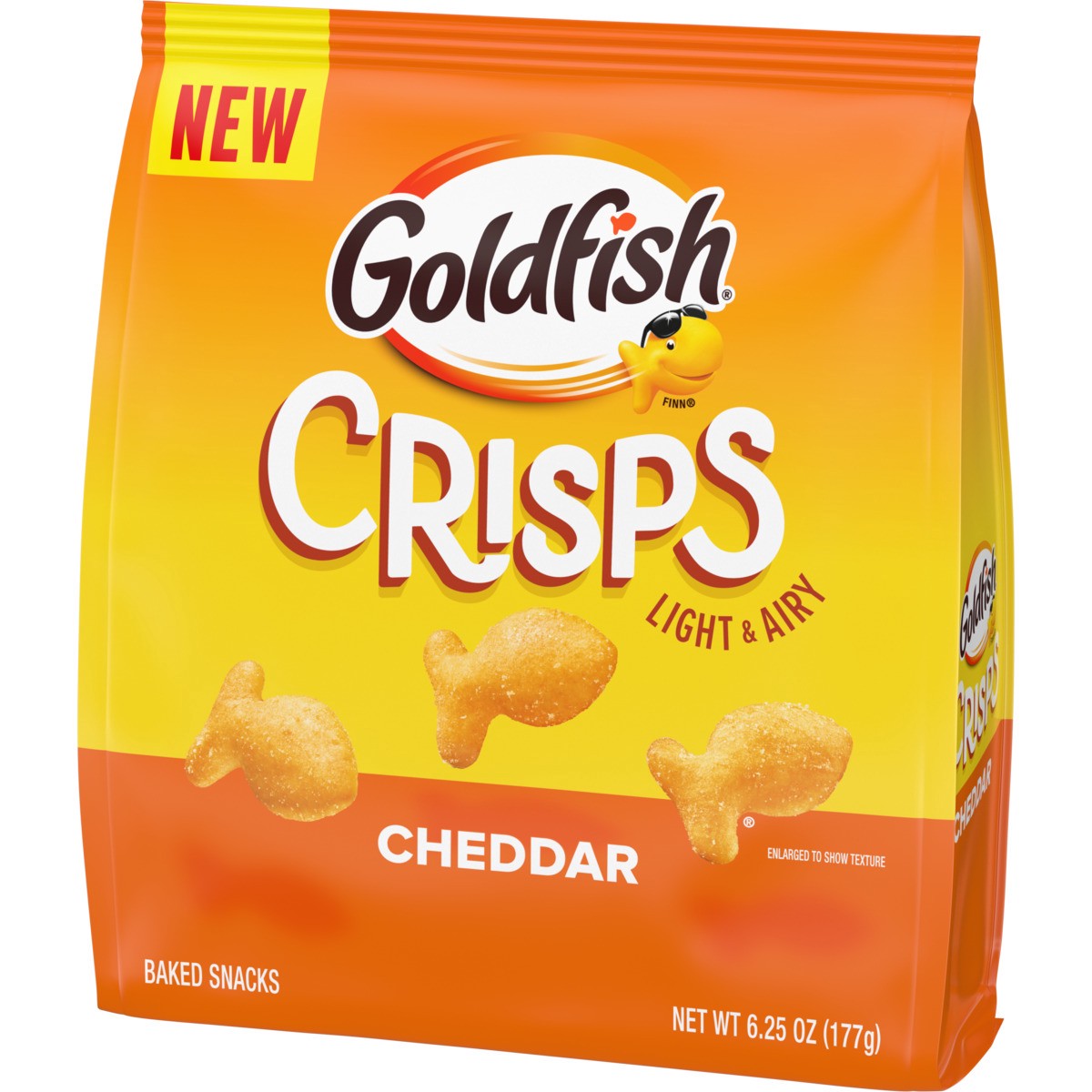slide 6 of 12, Goldfish Cheddar Crisps, 6.250 oz