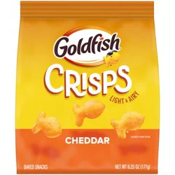 Goldfish Cheddar Cheese Baked Chip Crackers, 6.25 oz Bag
