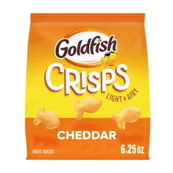 Goldfish Cheddar Cheese Baked Chip Crackers, 6.25 oz Bag