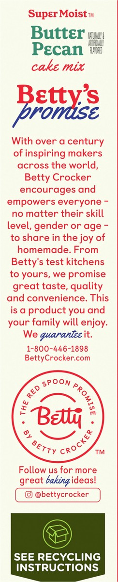 slide 6 of 9, Betty Crocker Delights Super Moist Butter Pecan Cake Mix, 13.25 oz, 13.25 oz