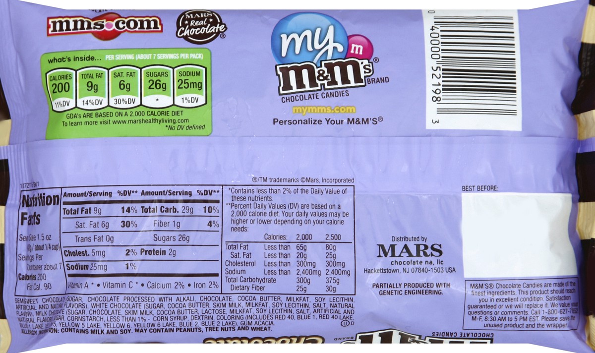 slide 6 of 6, M&M'S Valentine's Triple Chocolate Candy 9.9-Ounce Bag, 9.9 oz