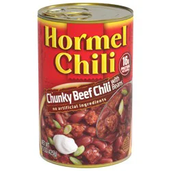 Hormel Chunky Chili with Beef Beans 15 oz. Pull-Top Can