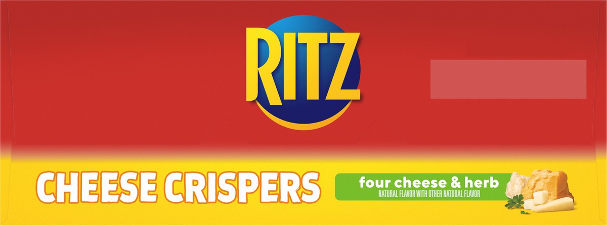 slide 9 of 9, RITZ Cheese Crispers Four Cheese and Herb Chips, 7 oz, 7 oz