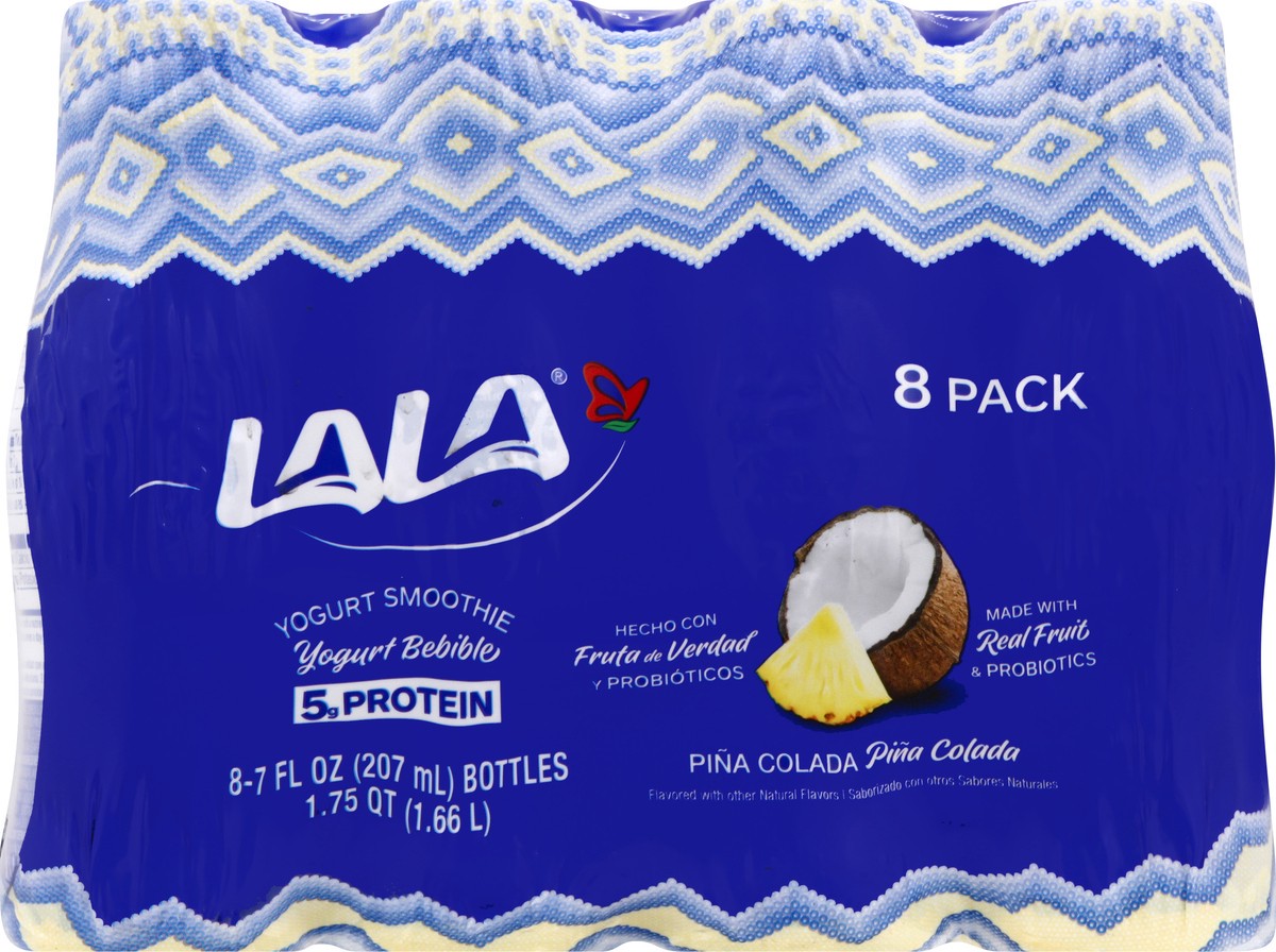 slide 5 of 10, LALA Pina Colada Yogurt Smoothie 8 - 7 fl oz Bottles, 8 ct