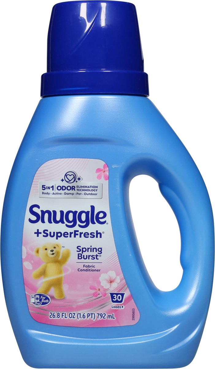 slide 8 of 13, Snuggle +SuperFresh Spring Burst Fabric Conditioner 26.8 fl oz, 26.8 fl oz