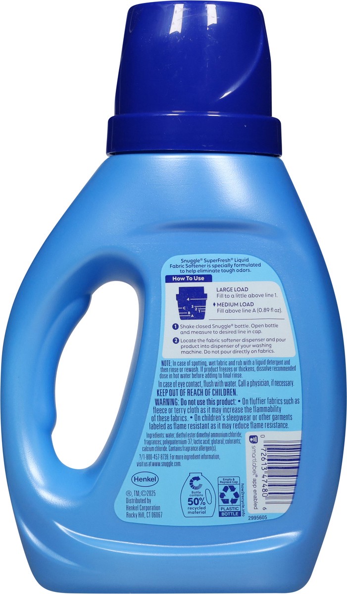 slide 12 of 13, Snuggle +SuperFresh Spring Burst Fabric Conditioner 26.8 fl oz, 26.8 fl oz
