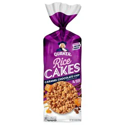 Quaker Rice Cakes Caramel Chocolate Chip 7.4 Oz