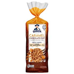 Quaker Rice Cakes Caramel Chocolate Chip 7.4 Oz