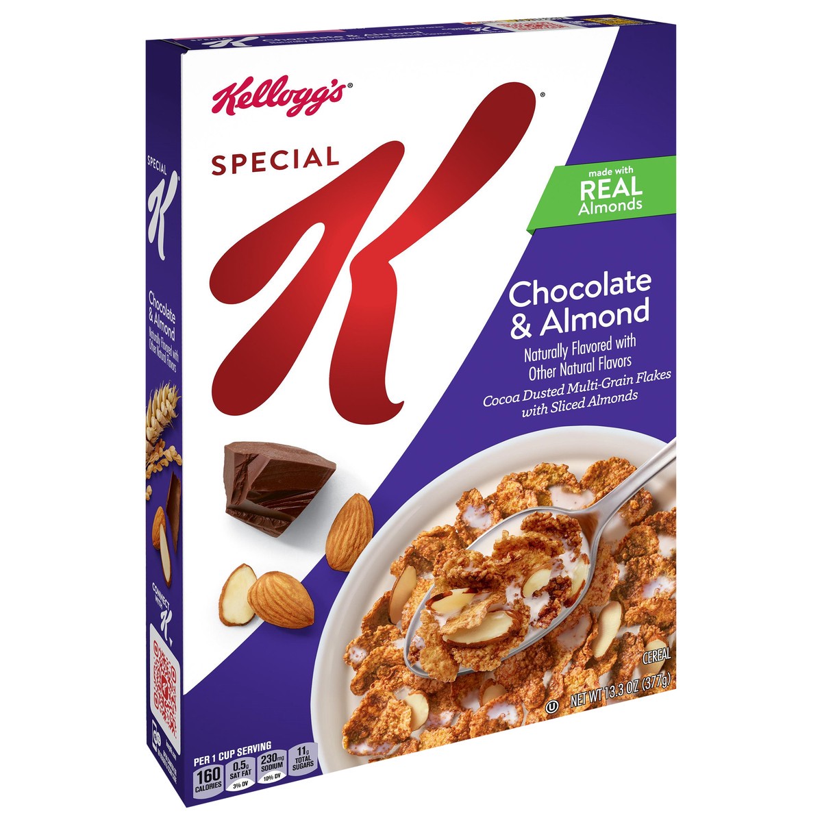 slide 2 of 8, Special K Kellogg's Special K Breakfast Cereal, Chocolate and Almond, 13.3 Oz, Box, 13.3 oz
