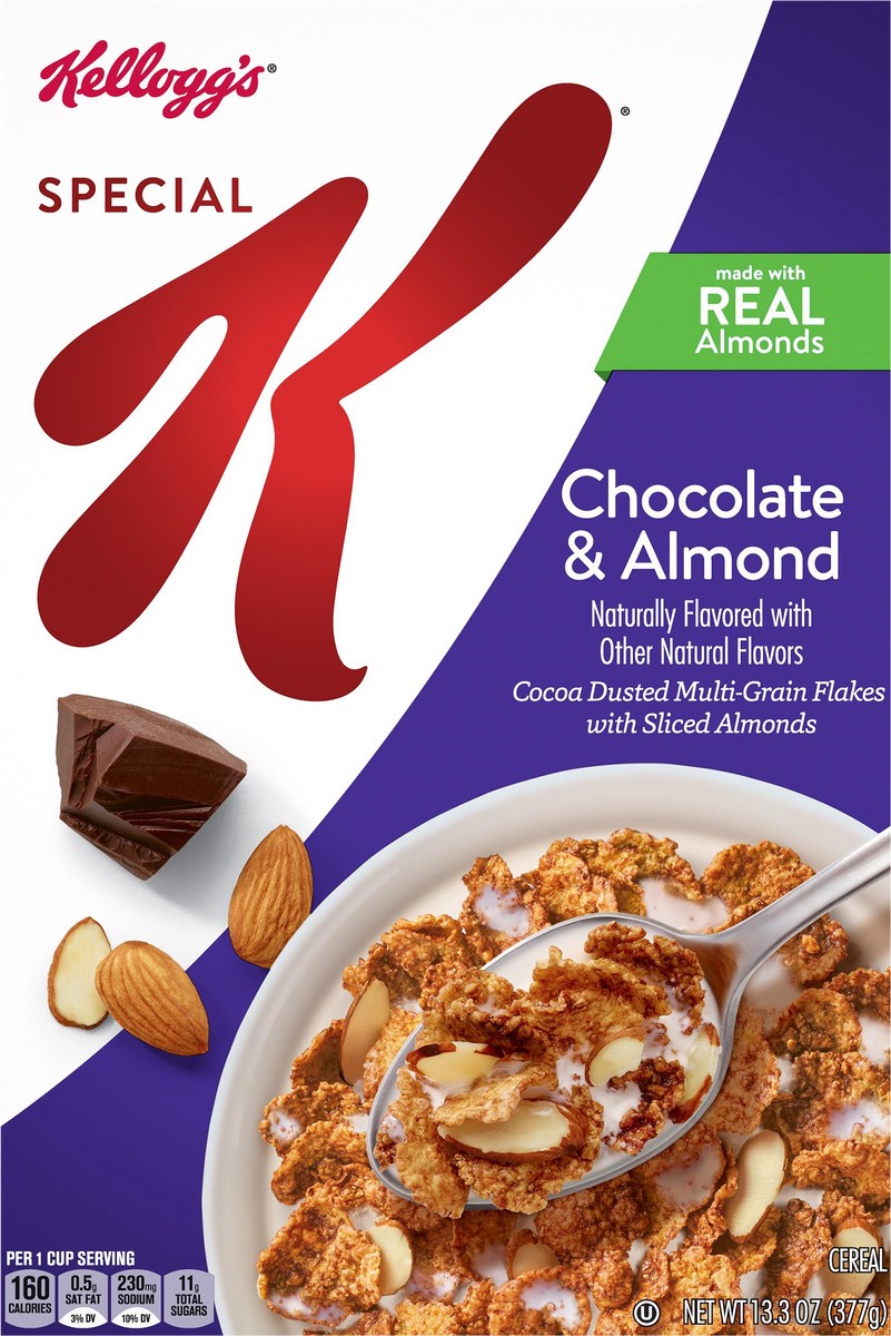slide 4 of 8, Special K Kellogg's Special K Breakfast Cereal, Chocolate and Almond, 13.3 Oz, Box, 13.3 oz