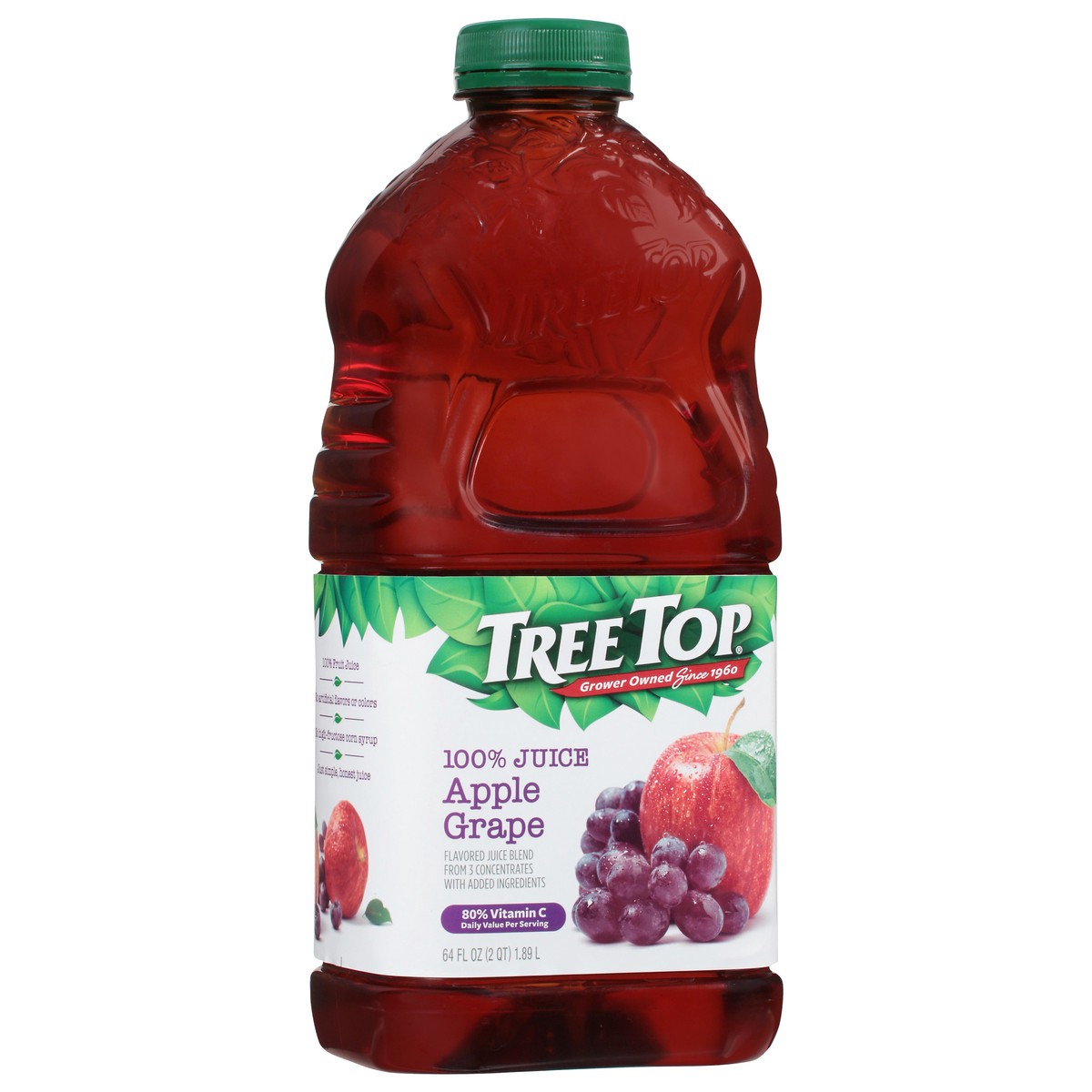 slide 11 of 13, Tree Top Apple Grape 100% Juice 64 fl oz, 64 fl oz