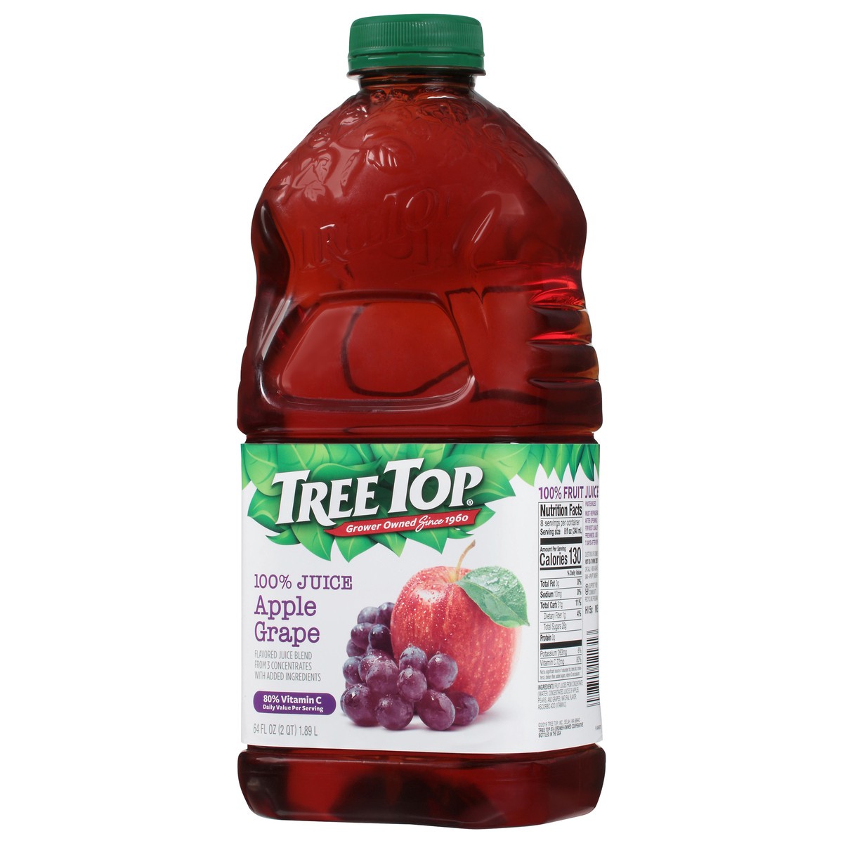 slide 8 of 13, Tree Top Apple Grape 100% Juice 64 fl oz, 64 fl oz