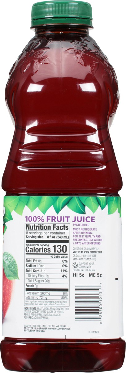 slide 10 of 13, Tree Top Apple Grape 100% Juice 64 fl oz, 64 fl oz