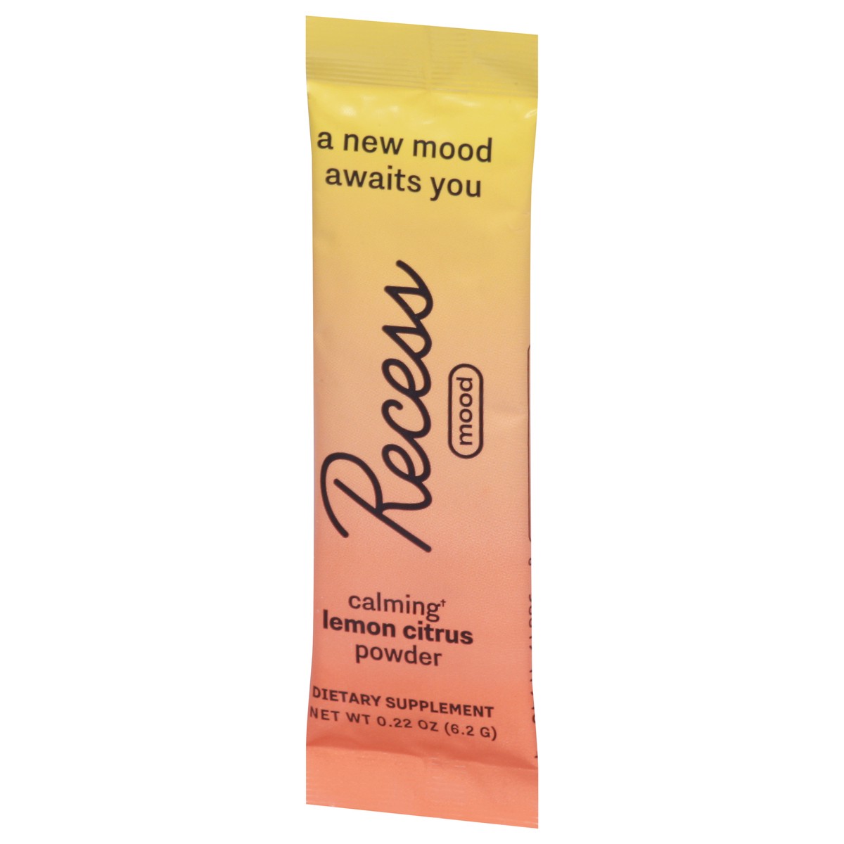 slide 9 of 10, Recess Mood Lemon Citrus Calming Magnesium Superblend Powder Single Packet, 1 ct