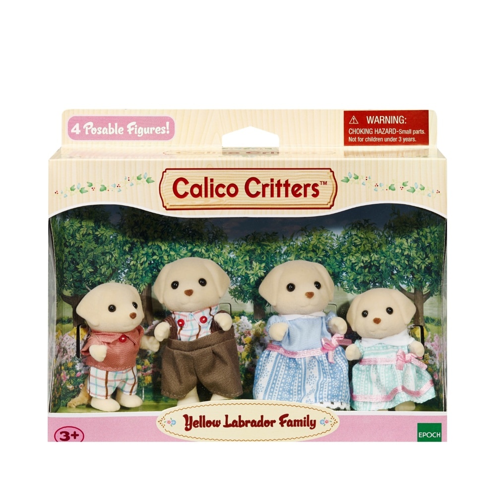 slide 1 of 1, Calico Critters Yellow Labrador Family, 1 ct