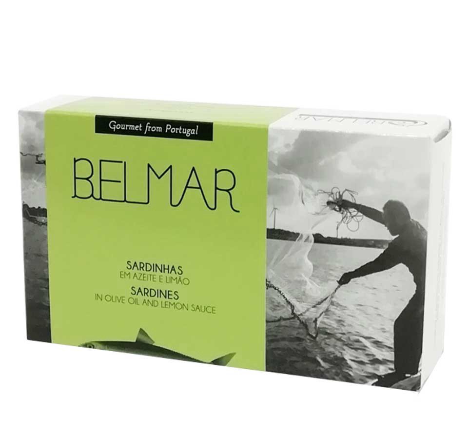 slide 1 of 1, Belmar Sardines Skinless And Boneless Olive Oil and Lemon Sauce, 4.23 oz