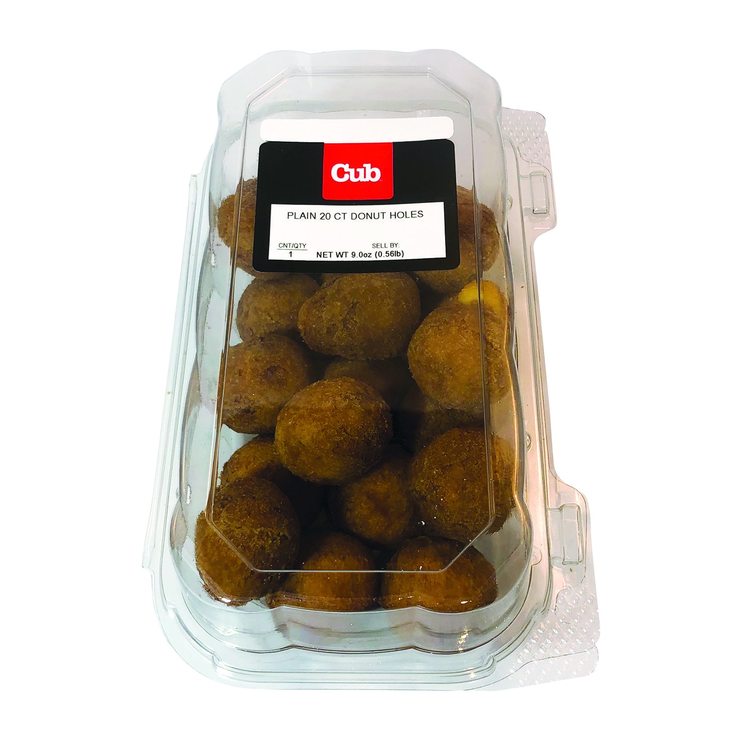 slide 1 of 1, Cub Bakery Plain Donut Holes, 20 Each, 20 ct