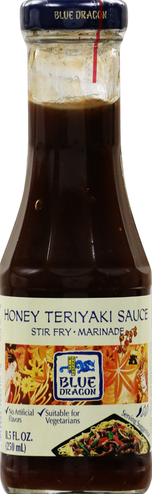 slide 1 of 1, Blue Dragon Honey Teriyaki Sauce, 8.5 fl oz