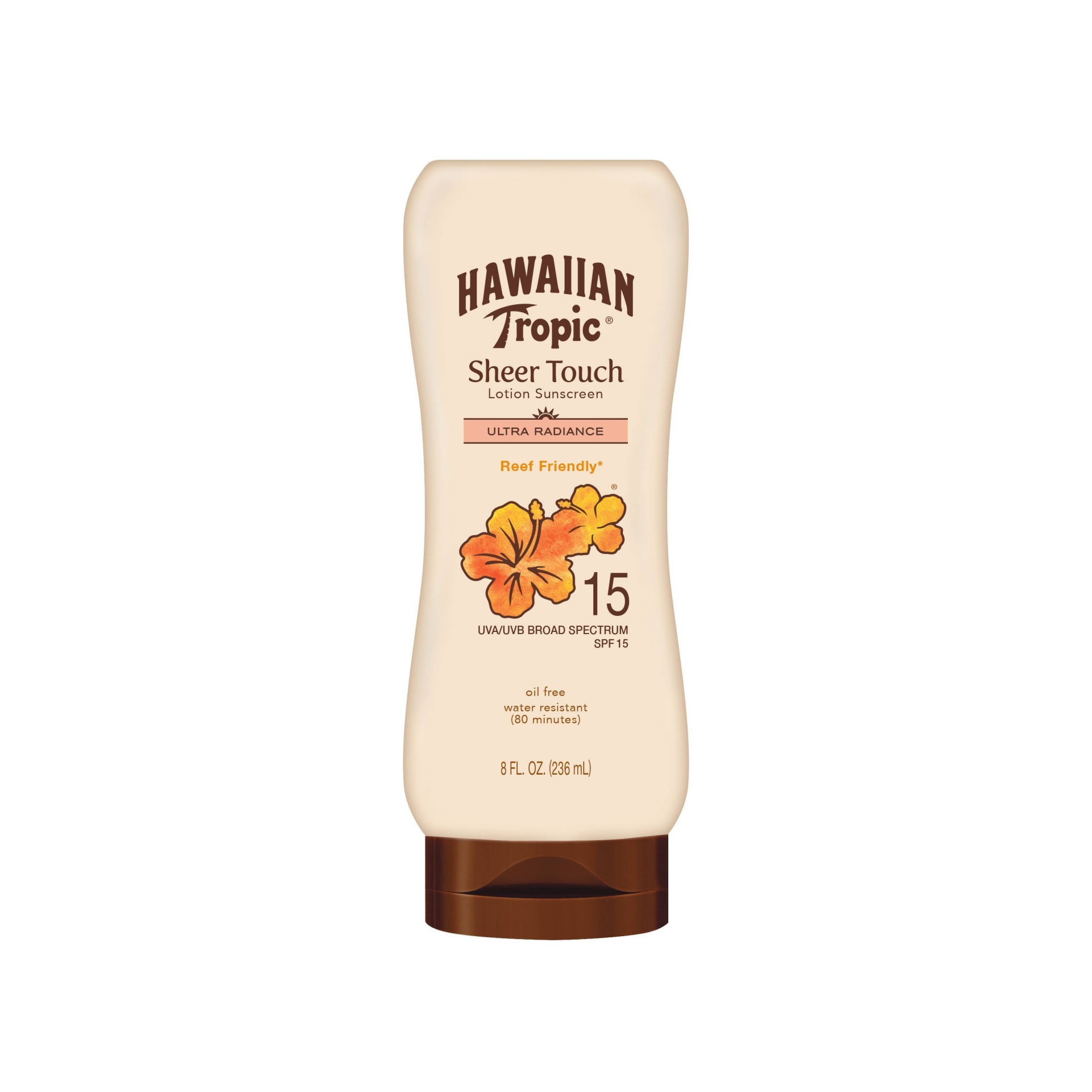 slide 1 of 1, Hawaiian Tropic Sheer Touch Sunscreen Lotion - SPF 15, 8 fl oz