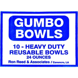 Ron Reed Plastic Gumbo Bowls 24Oz