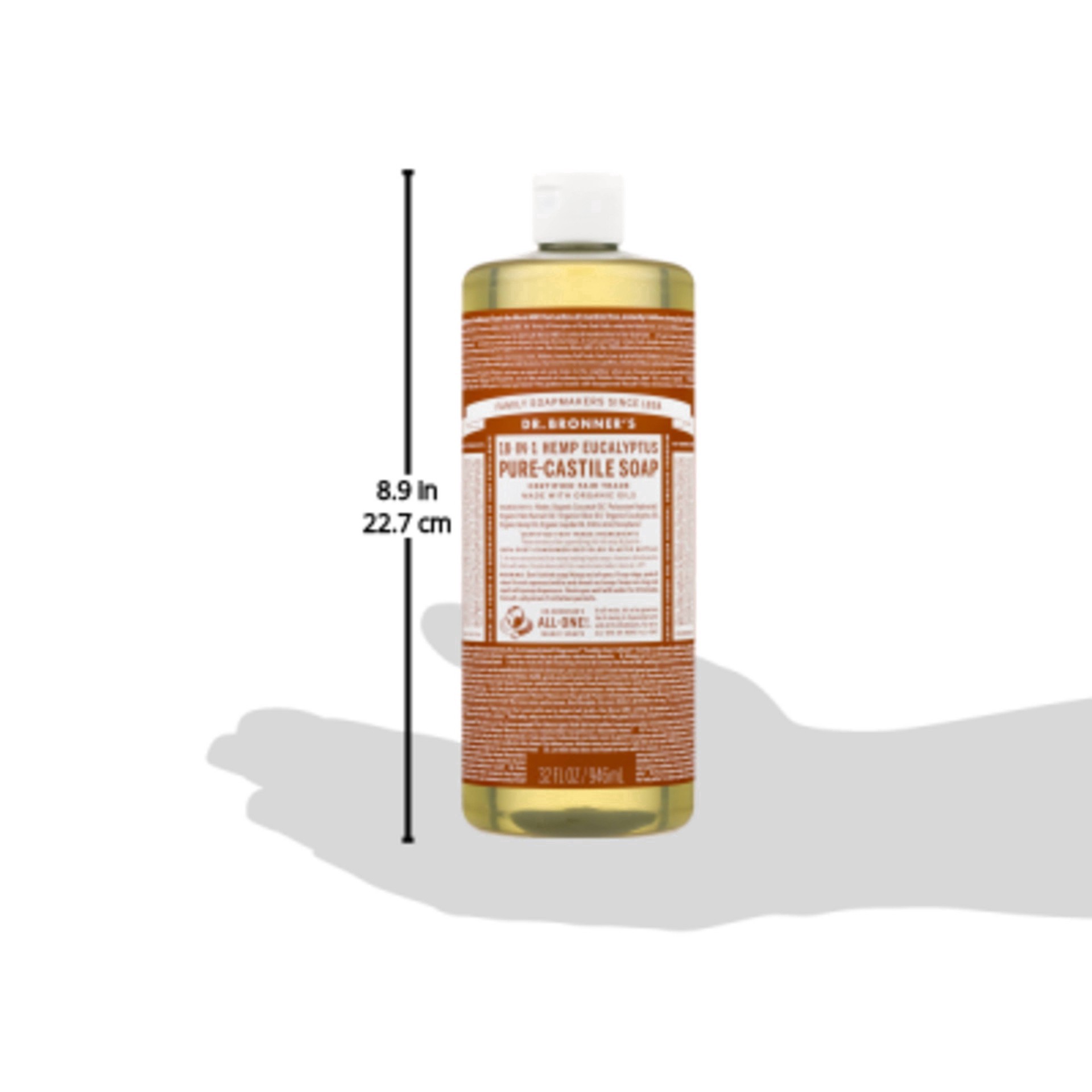 slide 7 of 13, Dr. Bronner's Castile Liq Soap Eucaly Org 32Oz, 32 fl oz