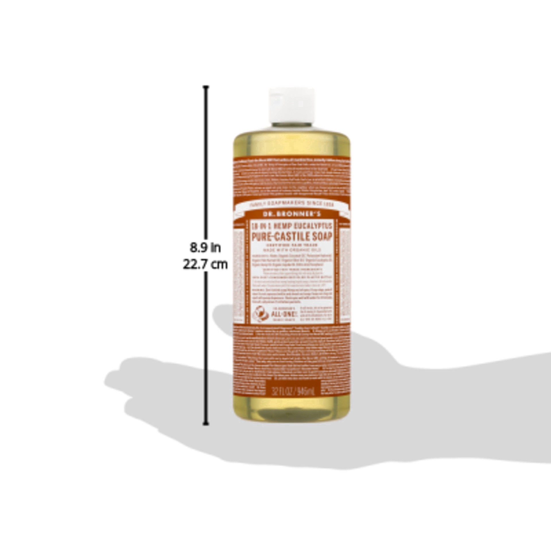 slide 2 of 13, Dr. Bronner's Castile Liq Soap Eucaly Org 32Oz, 32 fl oz