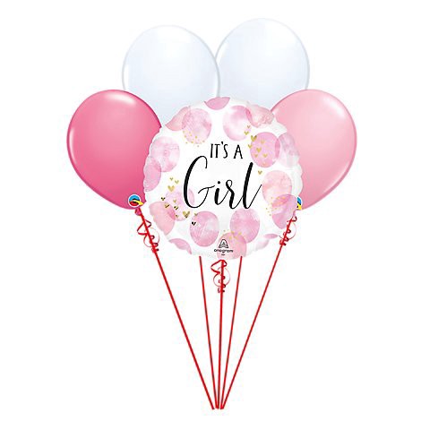 slide 1 of 1, Baby Girl Balloon Bouquet - Each, 1 ct