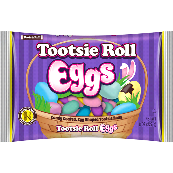 slide 1 of 1, Tootsie Roll Unwrapped Eggs, 8 oz