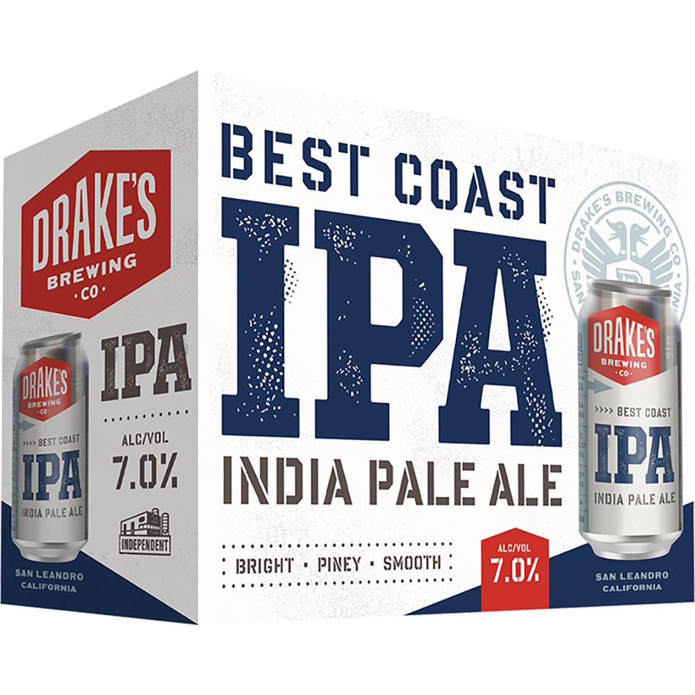 slide 1 of 1, Drake's Best Coast Ipa, 12 ct; 12 oz