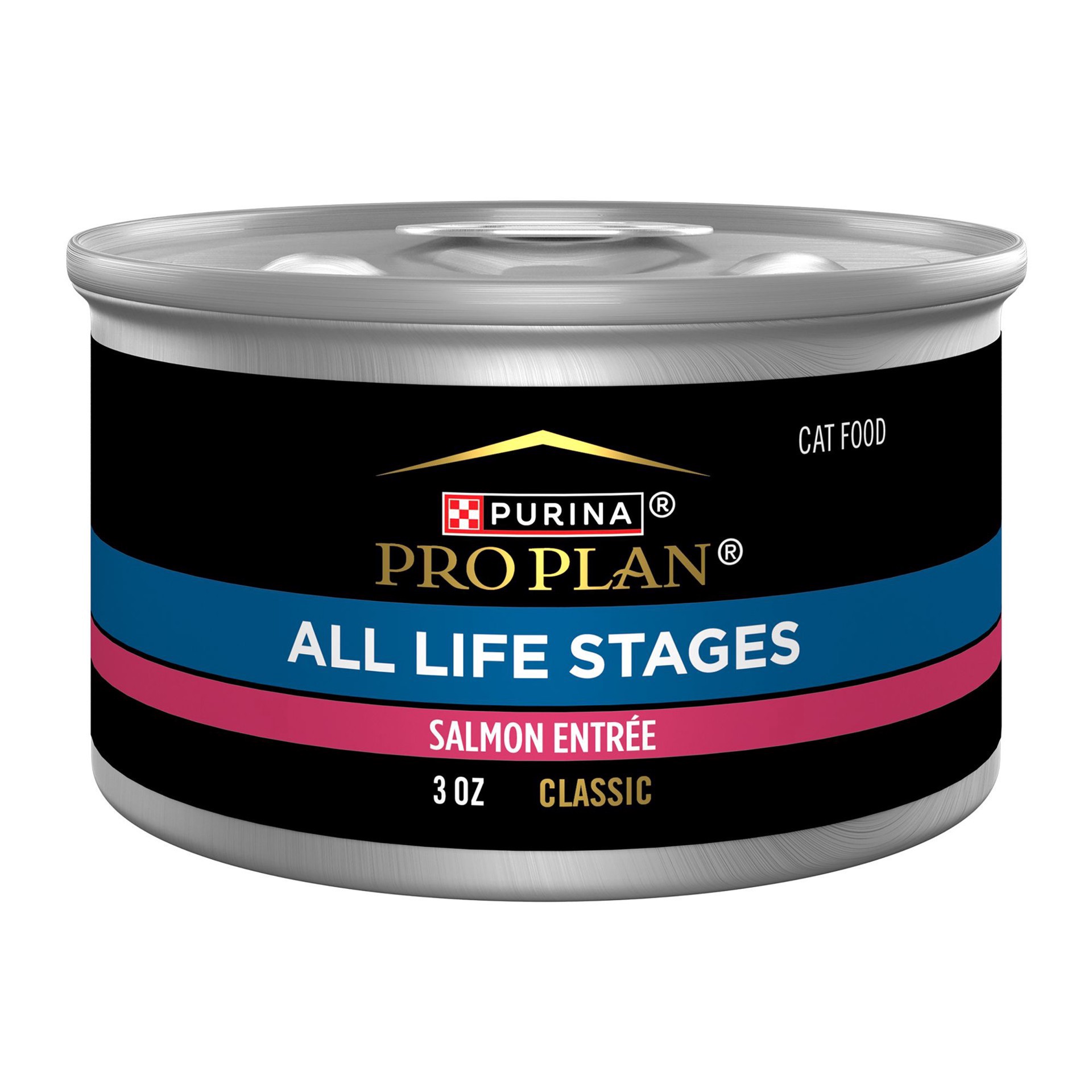 slide 1 of 1, Purina Pro Plan Cat - All Life Stages, Pate, Salmon, 3 Oz, 3 oz