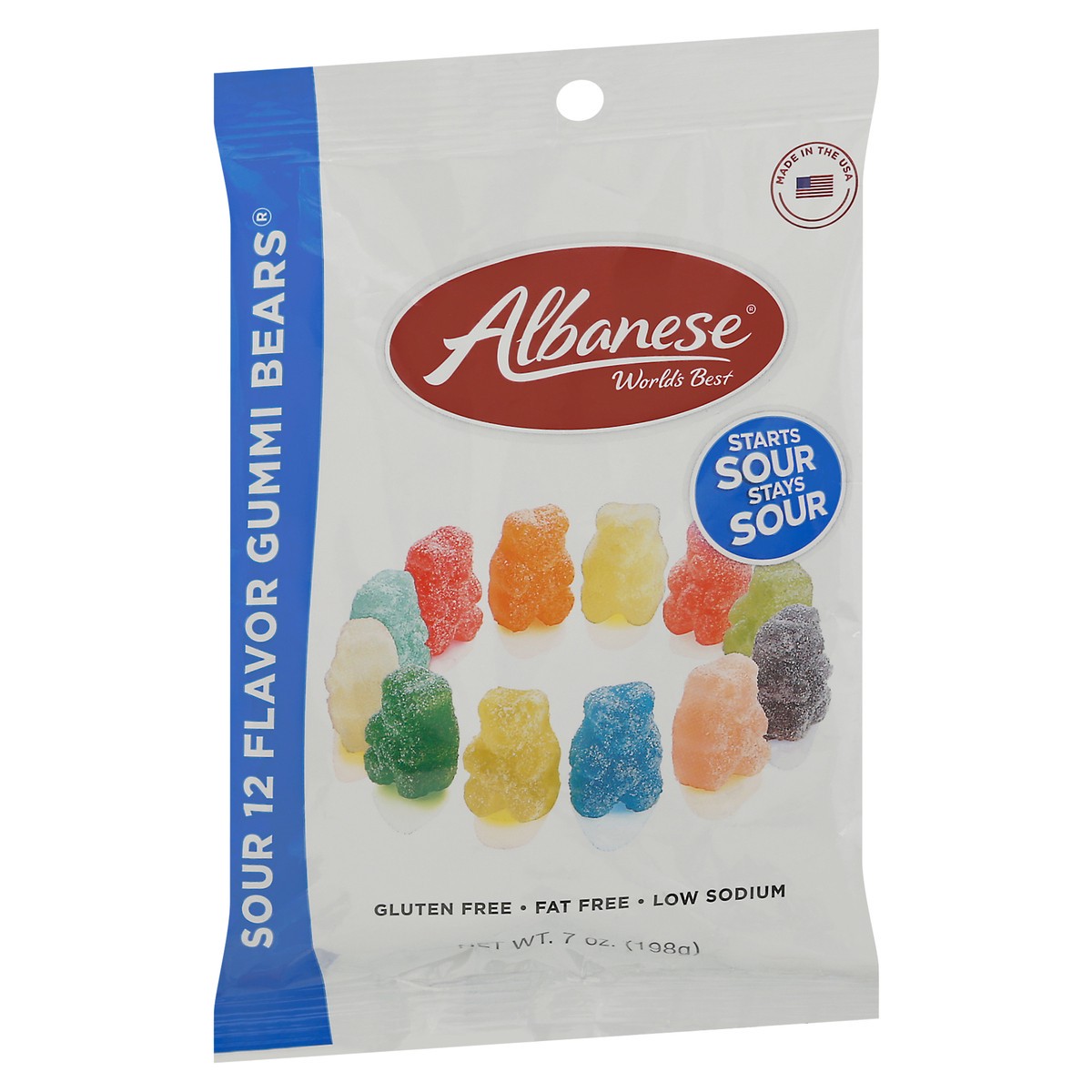 slide 2 of 9, Albanese Sour Bears, 7 oz