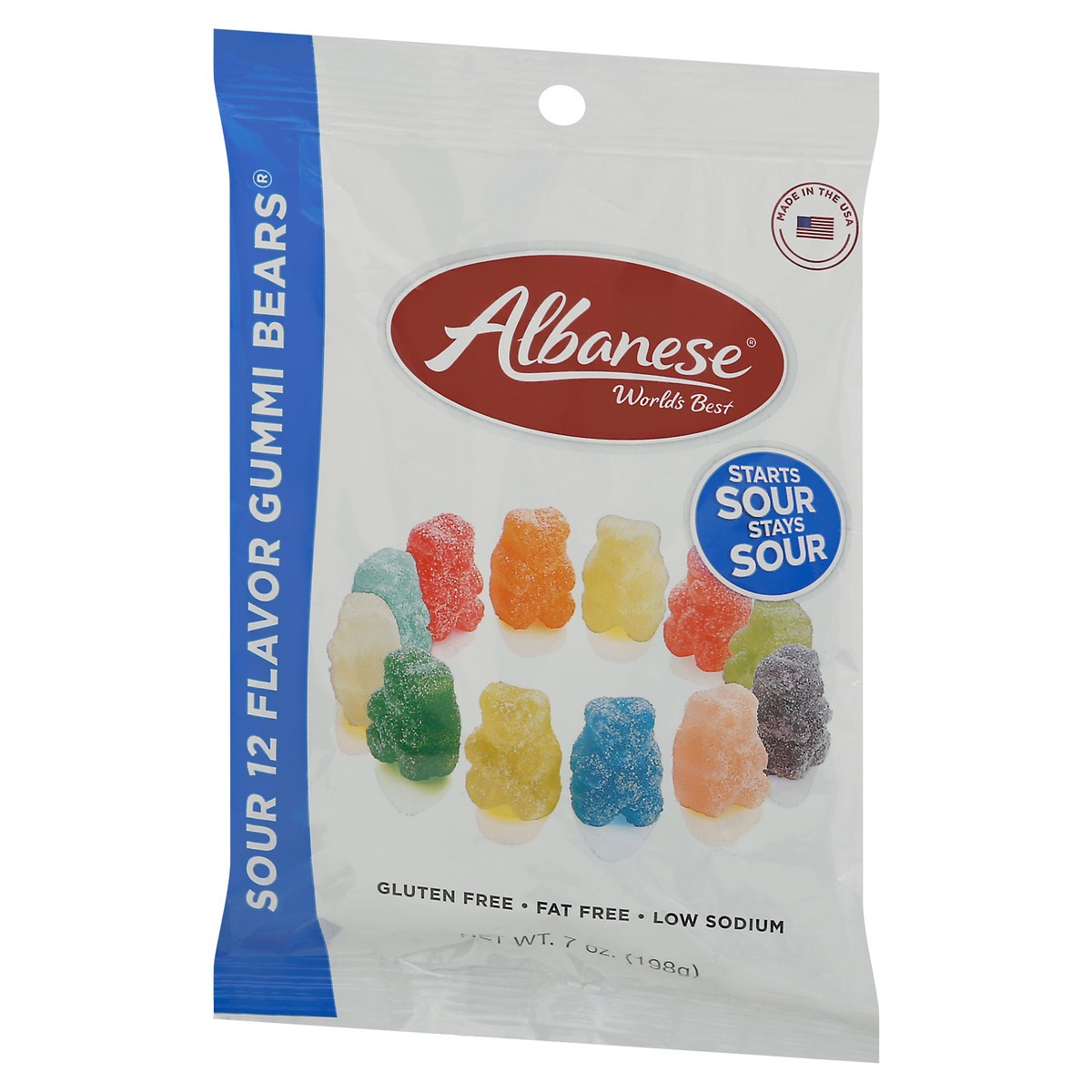 slide 3 of 9, Albanese Sour Bears, 7 oz