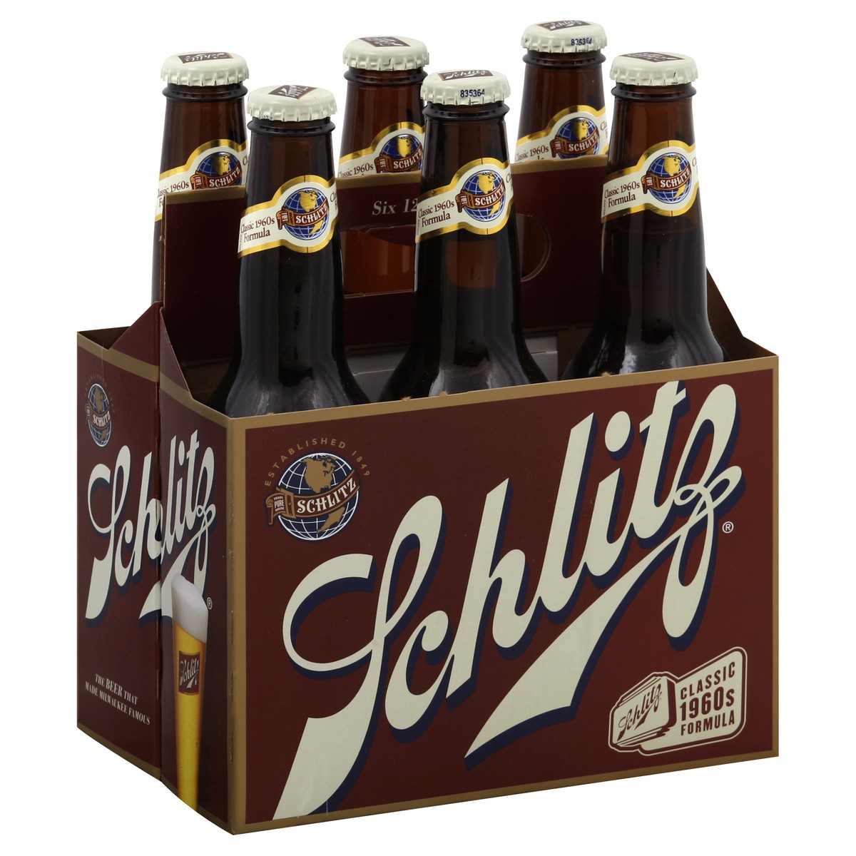 slide 4 of 8, SCHLITZ Beer 6 ea, 6 ct; 12 oz
