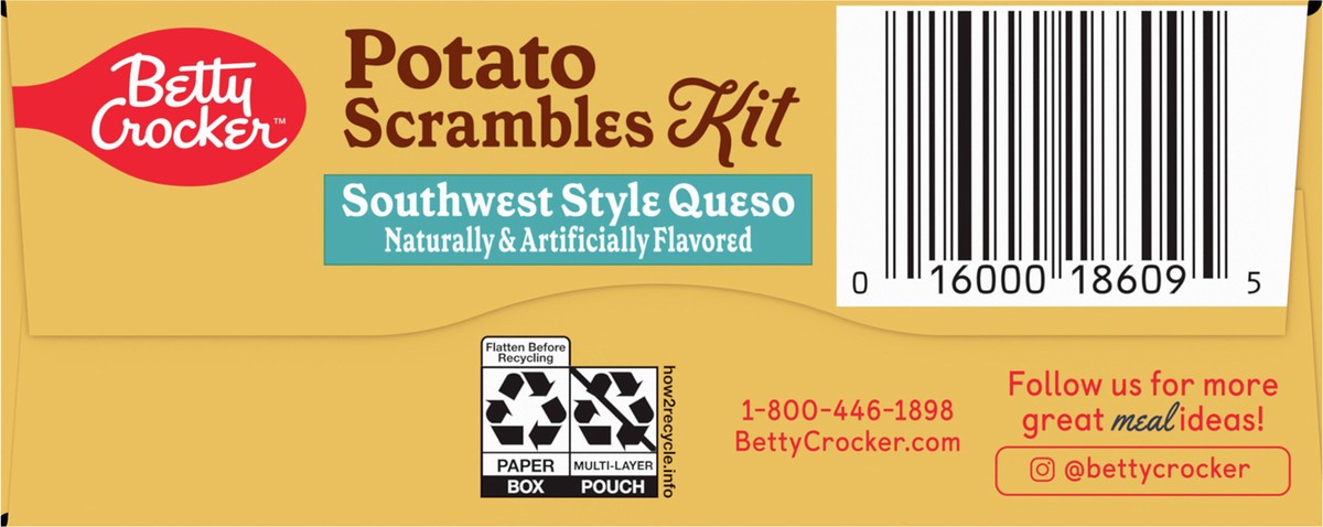 slide 2 of 9, Betty Crocker Potato Scrambles Kit, Southwest Style Queso, 7 oz