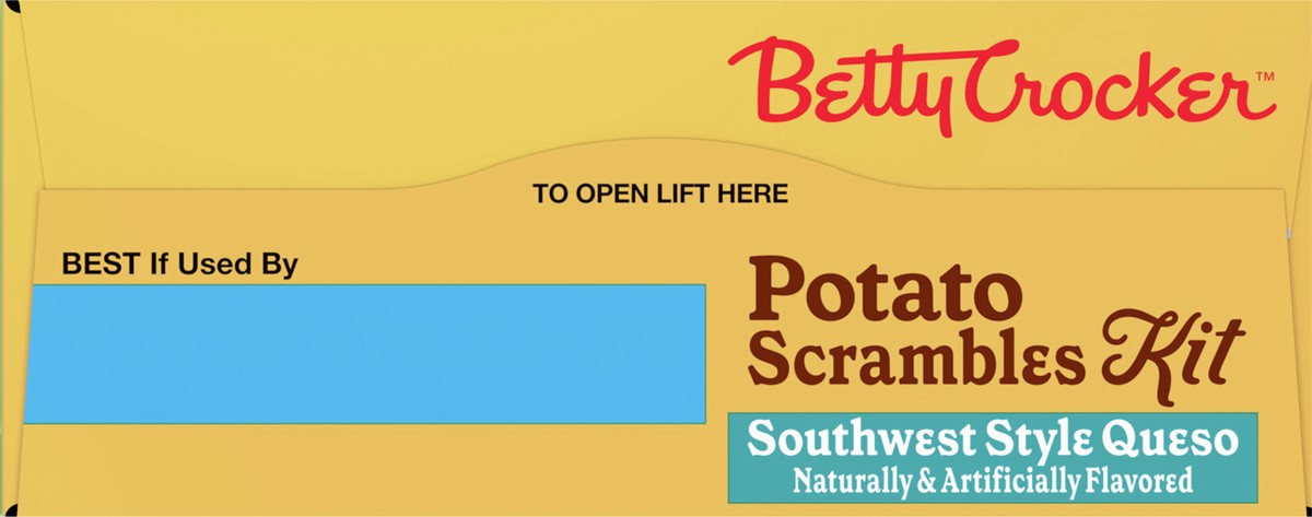 slide 4 of 9, Betty Crocker Potato Scrambles Kit, Southwest Style Queso, 7 oz