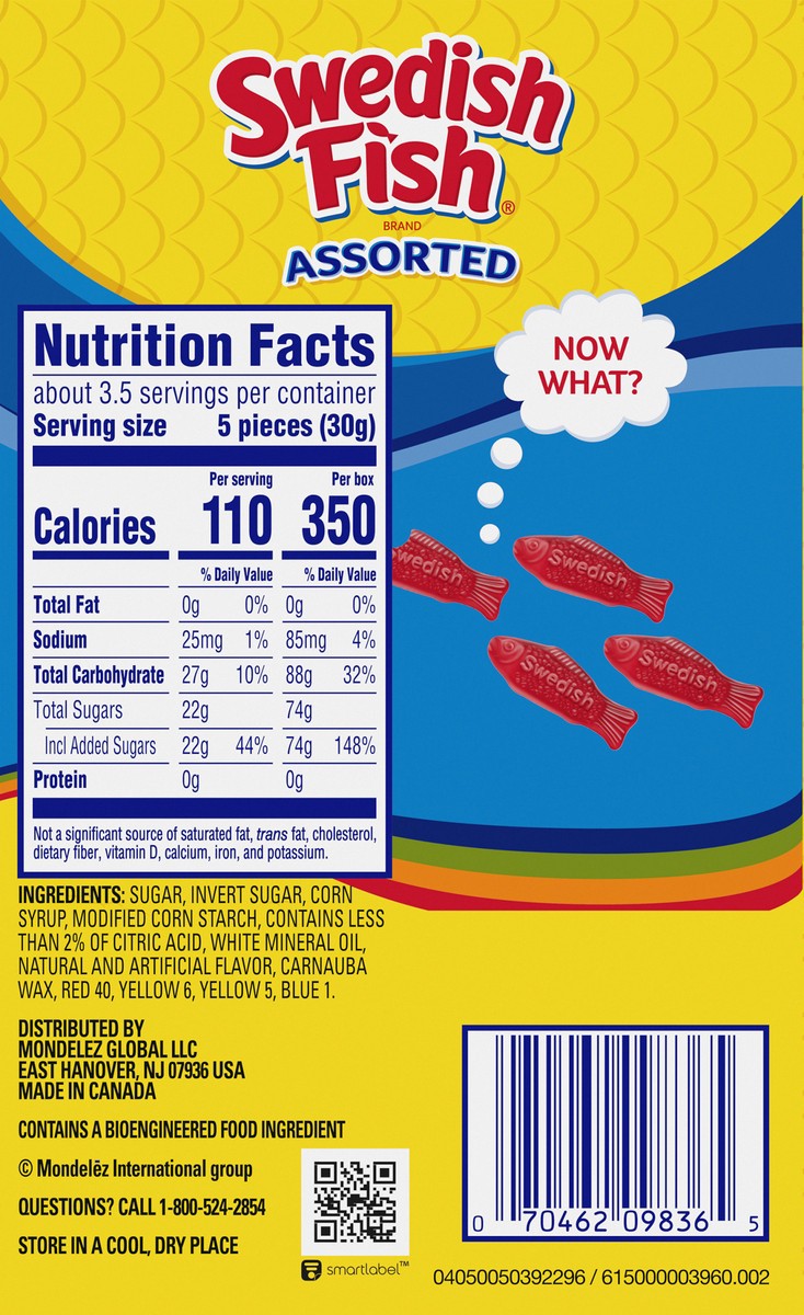 slide 9 of 9, SWEDISH FISH Assorted Soft & Chewy Candy, 3.5 oz, 3.5 oz