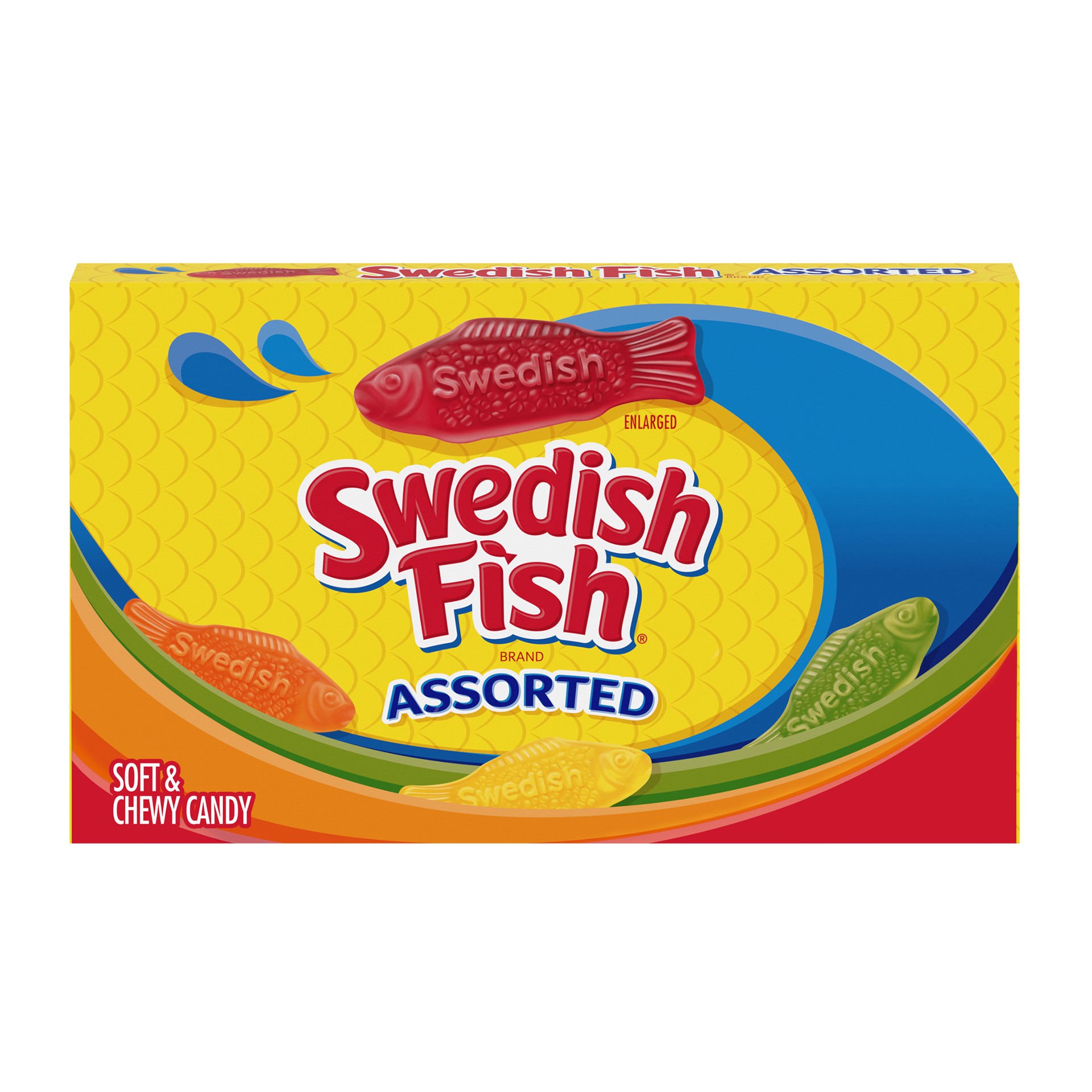 slide 1 of 9, SWEDISH FISH Assorted Soft & Chewy Candy, 3.5 oz, 3.5 oz