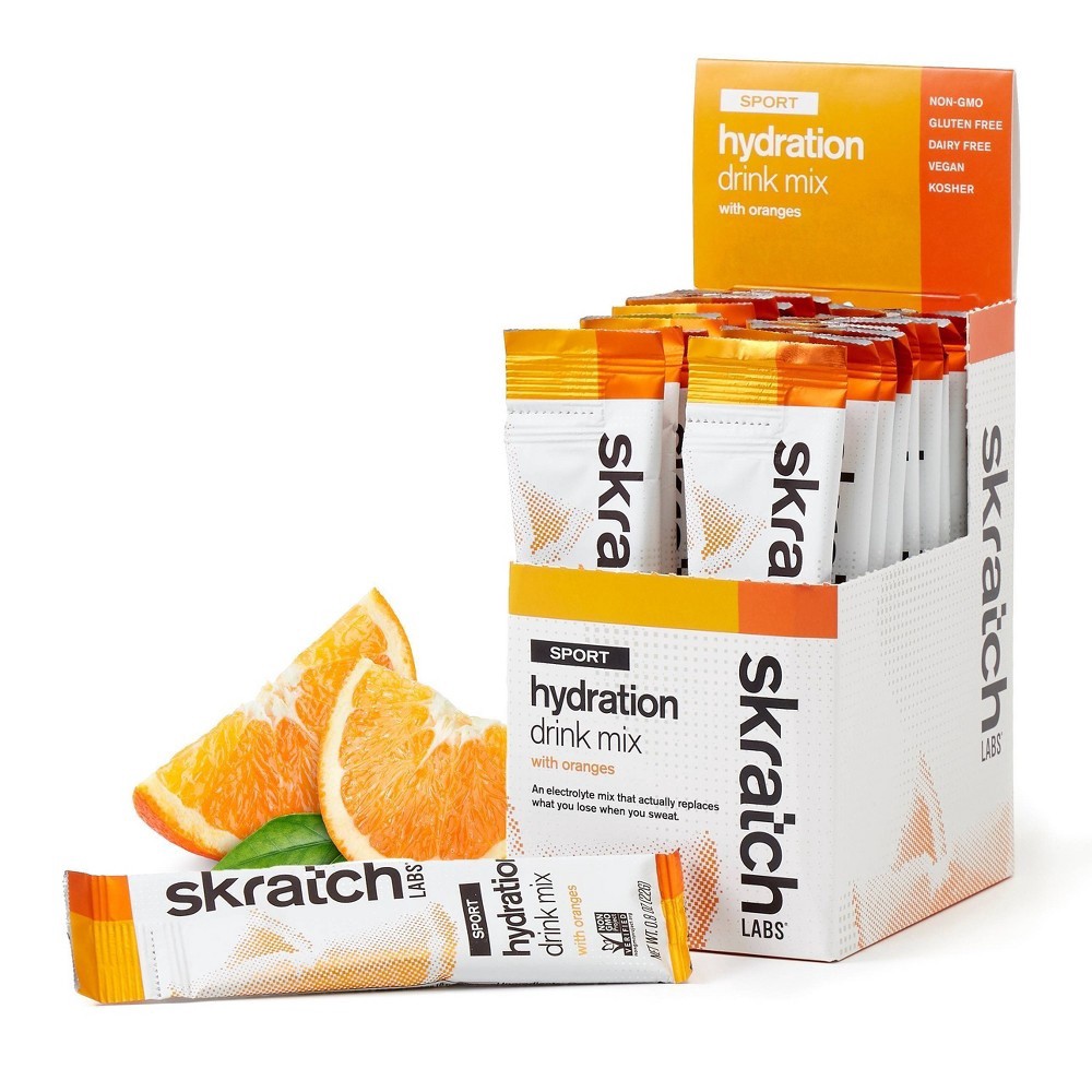 slide 3 of 4, Skratch Labs Sport Vegan Hydration Drink Mix - 0.8oz - Orange, 0.8 oz