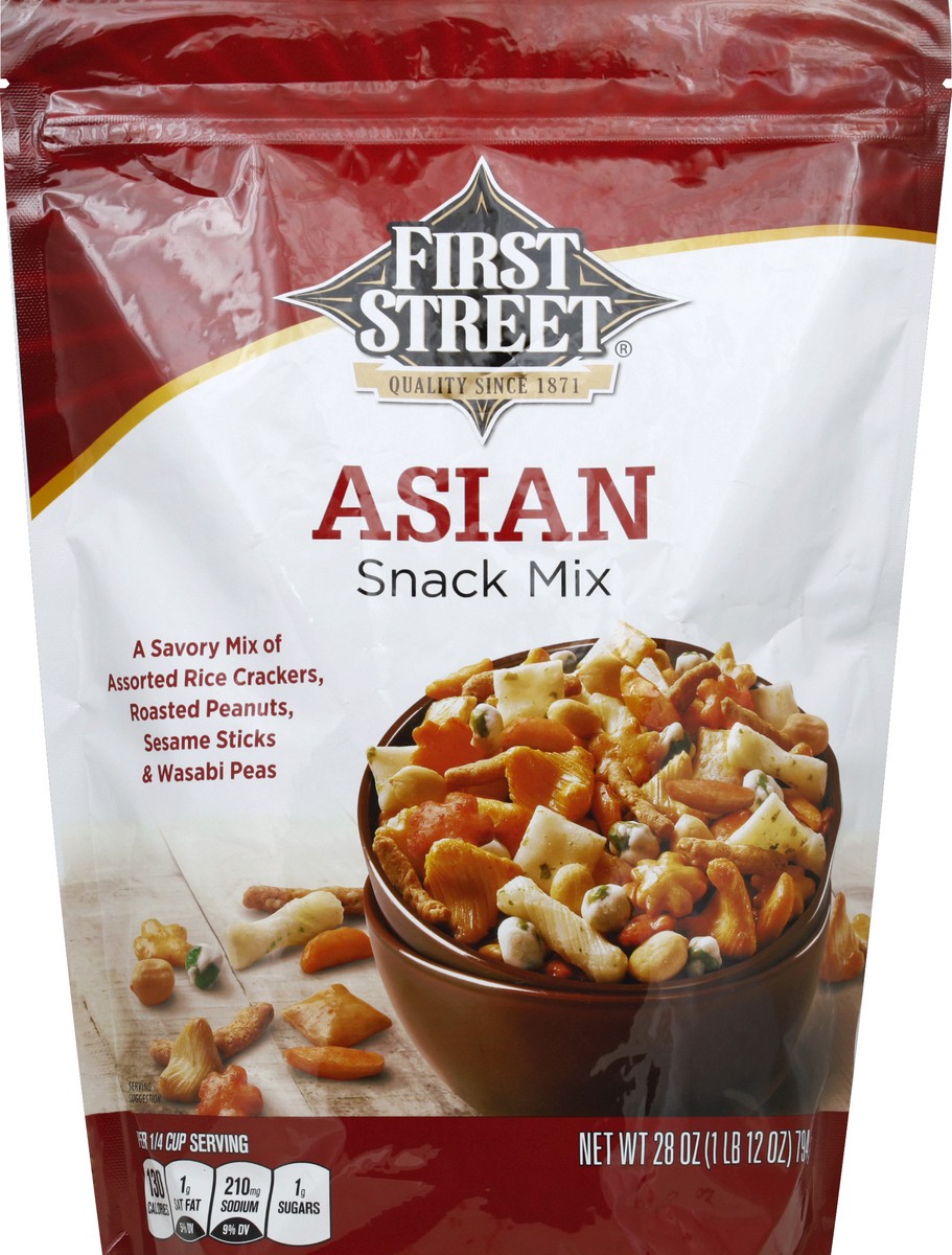slide 5 of 6, First Street Asian Snack Mix, 28 oz