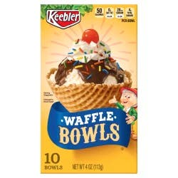 Keebler Waffle Bowls