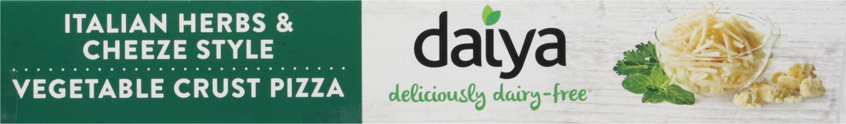 slide 5 of 9, Daiya Dairy Free Italian Herbs & Cheeze Style Vegetable Crust Gluten Free Pizza - 13.47 Oz, 1 ct
