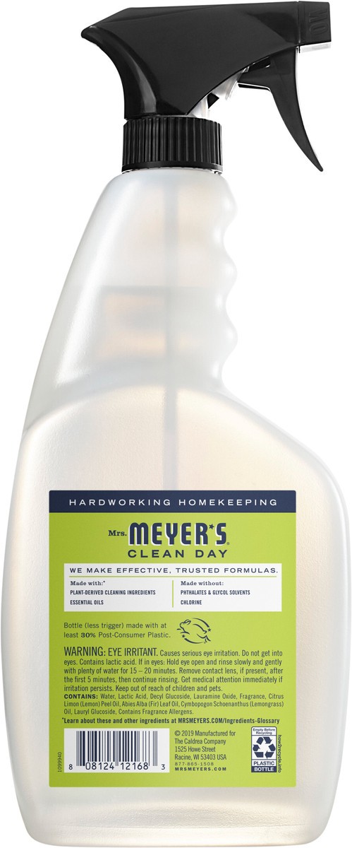 slide 2 of 3, Mrs. Meyer's Clean Day Tub and Tile Cleaner, Lemon Verbena Scent, 33 Ounce Bottle, 33 fl oz
