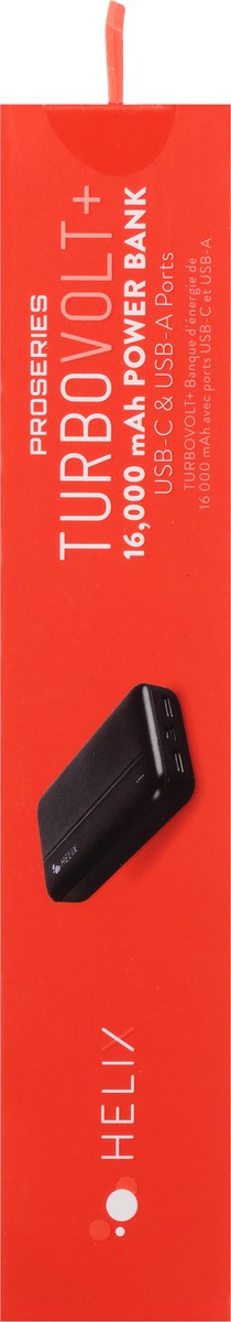 slide 9 of 9, Helix Turbovolt+ 16000 mAh Proseries Power Bank 1 ea, 1 ct