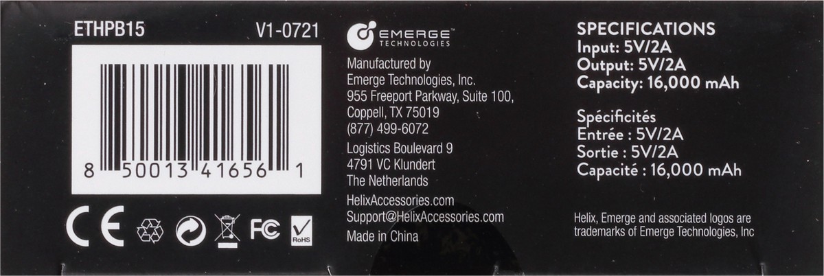 slide 3 of 9, Helix Turbovolt+ 16000 mAh Proseries Power Bank 1 ea, 1 ct