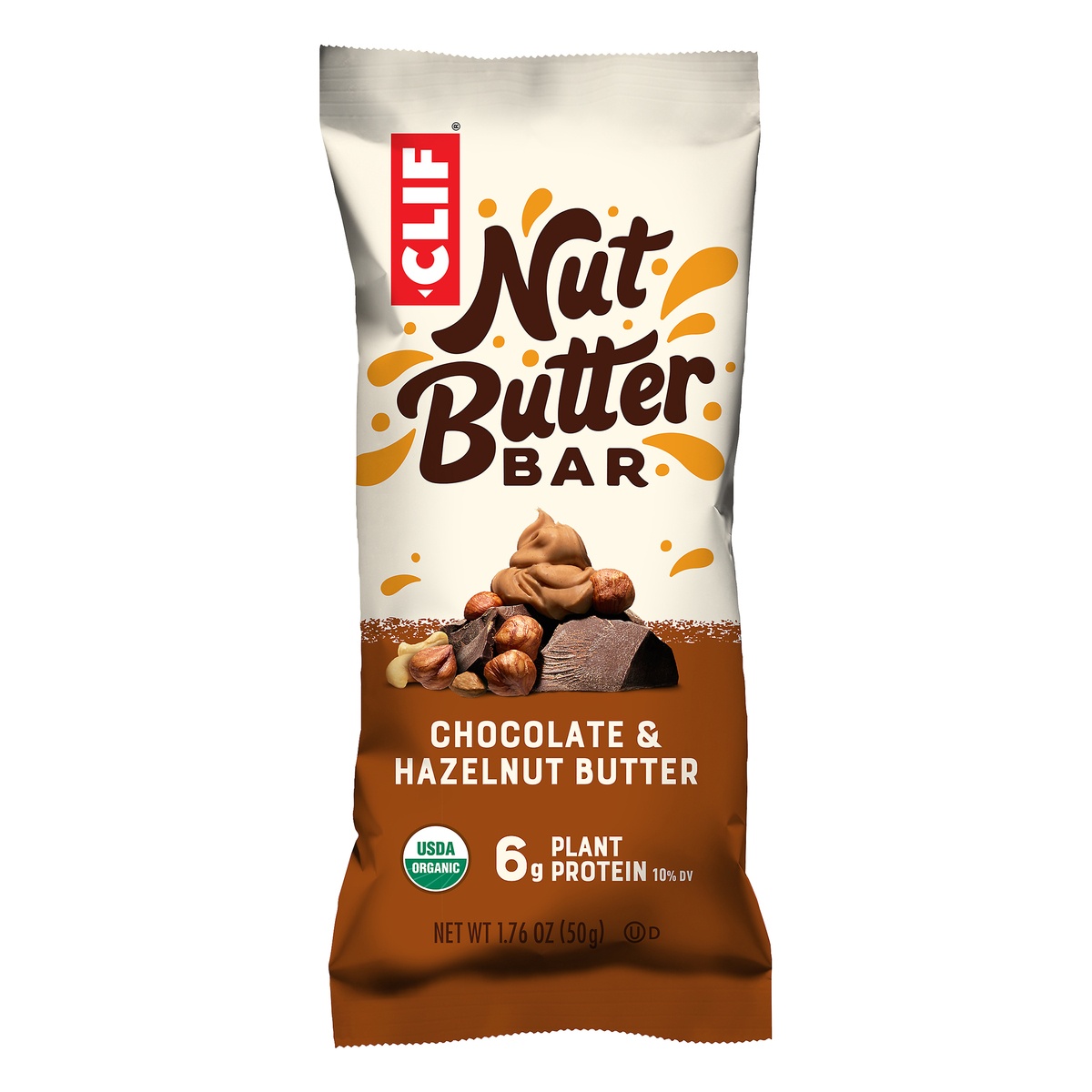 slide 1 of 8, CLIF Nut Butter Filled Chocolate Hazelnut Butter Bar, 1.76 oz